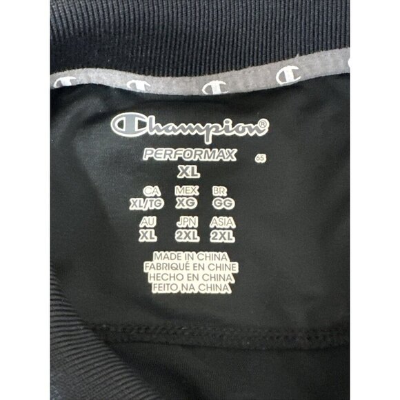 Champion Performax Polo Shirt Men's XL Black Gray EUC - Picture 7 of 12